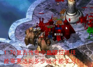 1.76���Ŵ�����Ѫ�����輼����Ҫ�ﵽ���ټ�����ѧϰ��