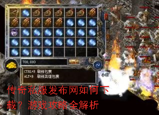 传奇私服发布网如何下载?游戏攻略全解析 传奇私服发布网如何下载?游戏攻略全解析