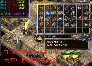 如何快速在176金币版传奇中赚取第一桶金? 如何快速在176金币版传奇中赚取第一桶金?